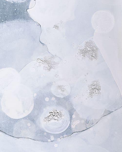 Ecalyptus Breath | Oil And Acrylic Painting in Paintings by Joanna Cutri. Item composed of wood and canvas in minimalism or contemporary style