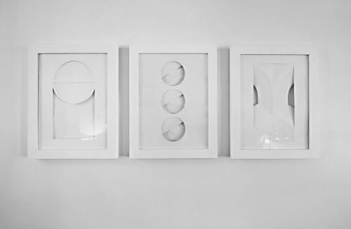 Sculpted Air Layered Paper Art | Decorative Objects by Brandin Hurley Studio | Portland in Portland. Item composed of paper compatible with minimalism and mid century modern style
