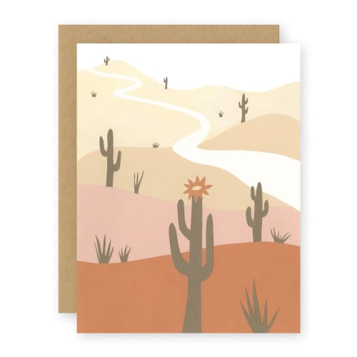 Saguaro Card | Gift Cards by Elana Gabrielle. Item composed of paper