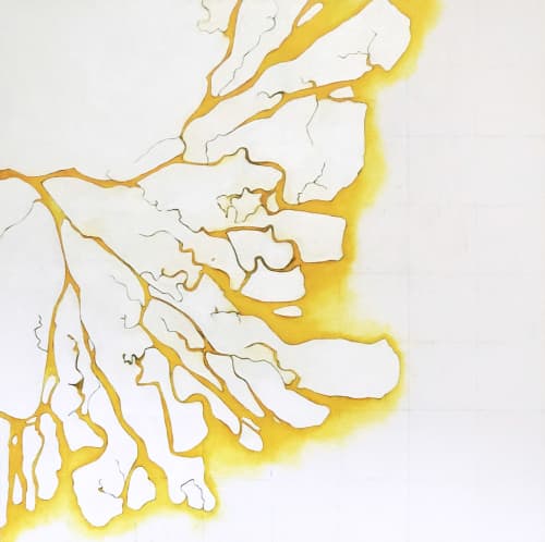 "By Degrees" (Mahakam River) | Oil And Acrylic Painting in Paintings by Lynn Benson