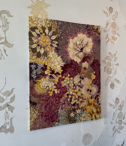 Déflorée Self 05 | Pressing in Art & Wall Decor by Valérie Hallier. Item made of canvas
