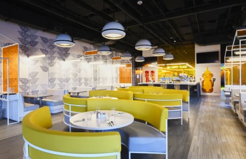 Chroma Tilt Pendants | Pendants by ILEX Architectural Lighting | Hatch in Huntington. Item composed of metal and synthetic