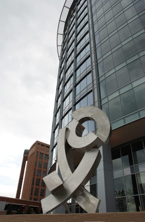 Autumn Rhythm #19 | Public Sculptures by Rob Lorenson. Item made of steel