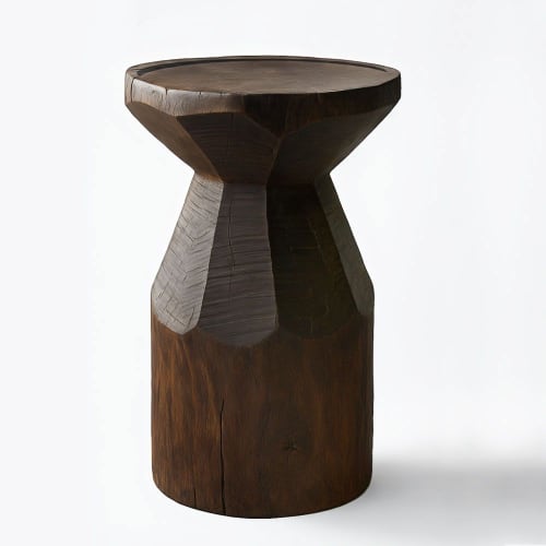 Rosalia Urban Wood Side Table | Tables by Pfeifer Studio. Item composed of wood in minimalism or contemporary style