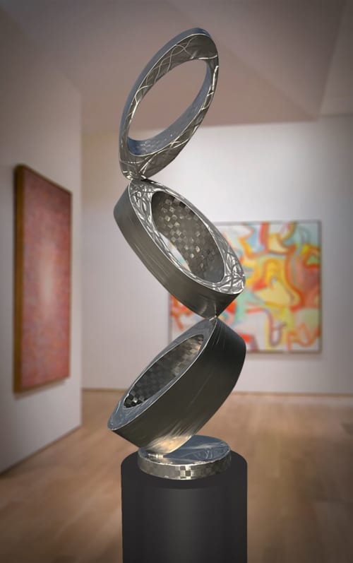 Flux | Public Sculptures by Innovative Sculpture Design. Item composed of steel