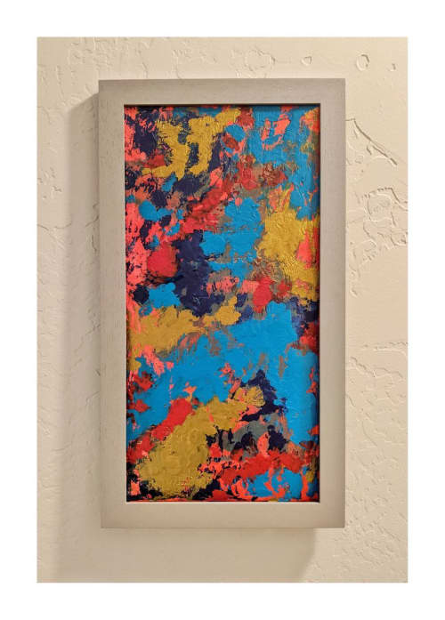 Catharsis | Oil And Acrylic Painting in Paintings by Soulscape Fine Art + Design by Lauren Dickinson. Item composed of synthetic