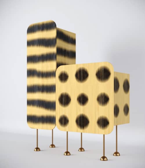 Cabinet with sideboard Bugs | Storage by PANOPTIKUM COLLECTIONS. Item made of wood & brass compatible with minimalism and contemporary style