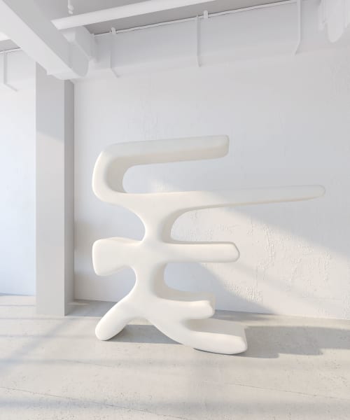 Mirth Shelves/Divider | Decorative Objects by Neal Aronowitz. Item composed of cement in minimalism or contemporary style
