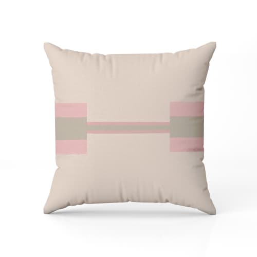 Blush accent outlet pillows