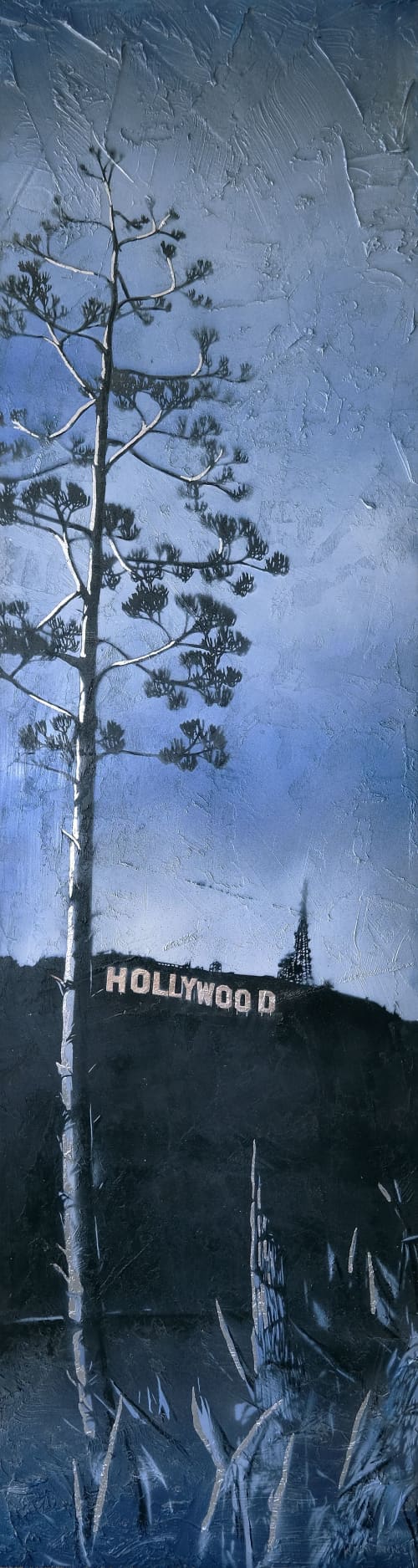 Hollywood Dreams | Oil And Acrylic Painting in Paintings by Nichole McDaniel. Item composed of wood and synthetic