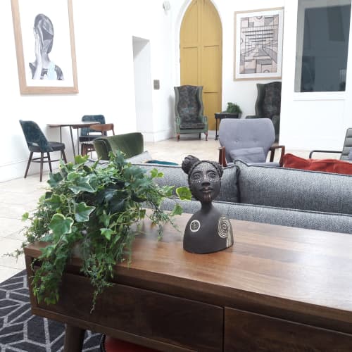 Black Diva (ceramic sculpture) | Sculptures by Jenny Chan | Spike Island in Bristol. Item made of ceramic