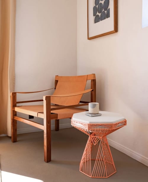 Switch Stool / Table | Side Table in Tables by Bend Goods. Item made of steel with leather