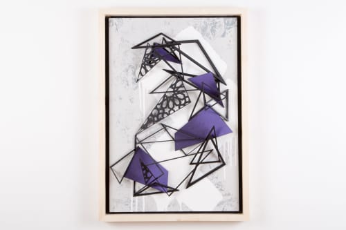 Adrift 3 | Wall Sculpture in Wall Hangings by Strider Patton. Item composed of birch wood and synthetic