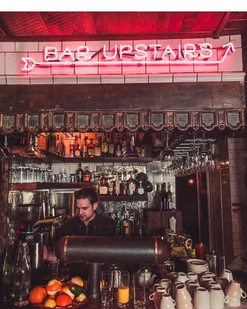 Storybook Signages by Farewell NYC at Tiny's & The Bar Upstairs, New York Wescover Signage