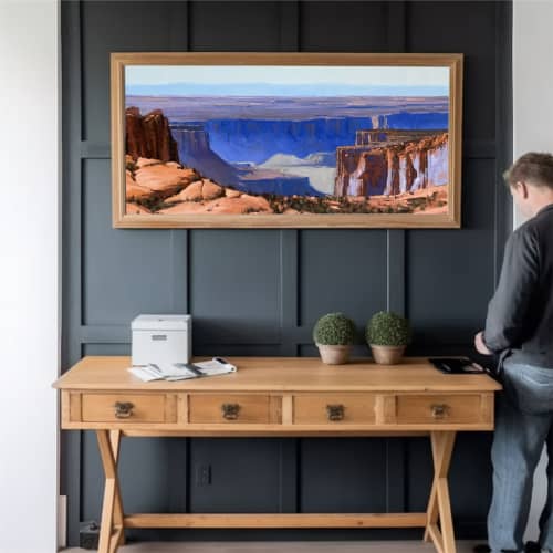 Canyonlands Blue | Prints by Erik Linton. Item made of paper works with country & farmhouse & rustic style