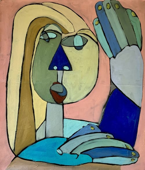Freedom Of Speech | Oil And Acrylic Painting in Paintings by Tori Swanson. Item composed of canvas and synthetic