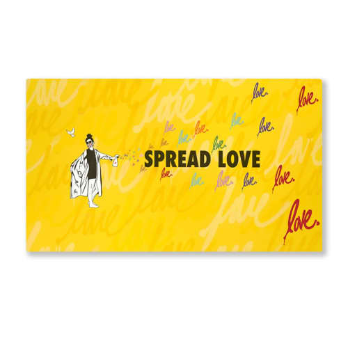 Spread Love | Prints by Ruben Rojas. Item made of paper