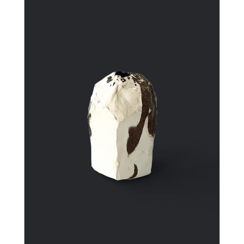 Black Mountain Nerikomi Vase 2 | Sculptures by AKIKO TSUJI. Item composed of ceramic