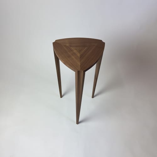 Cove Leg Table | Side Table in Tables by Brian Cullen Furniture. Item made of walnut works with mid century modern & contemporary style
