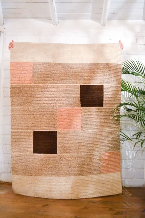 Curiti Fique Area Rug | Rugs by ZUAHAZA. Item composed of fiber compatible with boho and eclectic & maximalism style