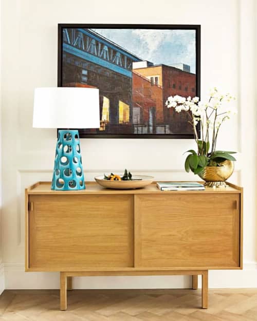 Heidi | Table Lamp in Lamps by Ryan Mennealy Ceramics. Item composed of stoneware