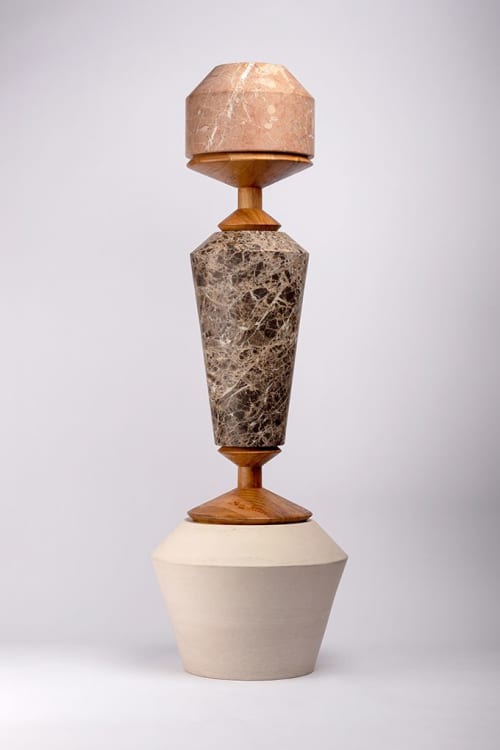 Destini Incrociati A+B+01+01+D | Ornament in Decorative Objects by gumdesign. Item made of marble compatible with modern style