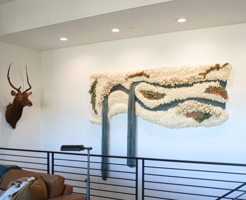 Custom Wall Hanging | Macrame Wall Hanging in Wall Hangings by Camille McMurry. Item made of fabric works with mid century modern & contemporary style