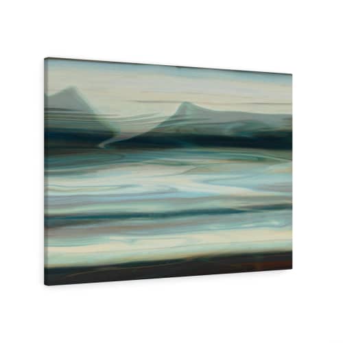 Morning Haze 1237A | Prints in Paintings by Petra Trimmel. Item made of wood with canvas