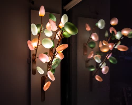 Daydream Under the Penny Vine | Lighting by The Goodman Studio. Item made of glass