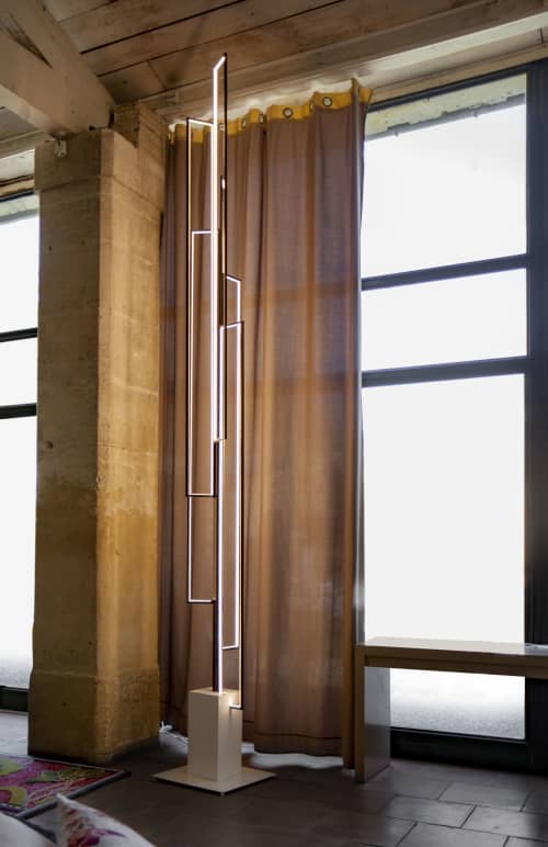 LT Mire Vertigo | Floor Lamp in Lamps by CINIER. Item composed of steel & concrete