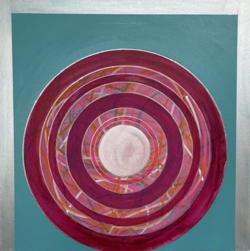 That Hits the Spot | Oil And Acrylic Painting in Paintings by Micheidi Contemporary Art | Wedeman Gallery in Newton. Item made of canvas works with contemporary & modern style