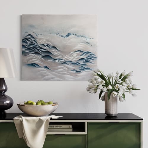 Wearing sunlight | Mixed Media by Francesca Borgo. Item made of canvas works with minimalism & contemporary style