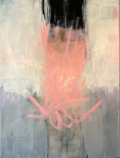 'Sands Of Time' | Oil And Acrylic Painting in Paintings by Karen Darling. Item made of canvas with synthetic
