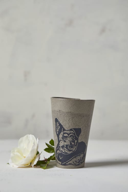 Custom Pet Coffee Mug | Drinkware by ShellyClayspot. Item made of stoneware