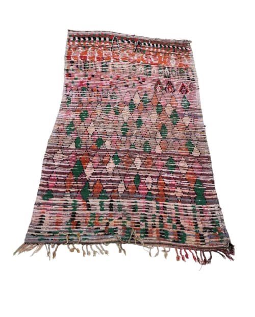 Vintage Moroccan rug -wool rug -rug | Runner Rug in Rugs by Marrakesh Decor. Item composed of wool compatible with boho and mid century modern style