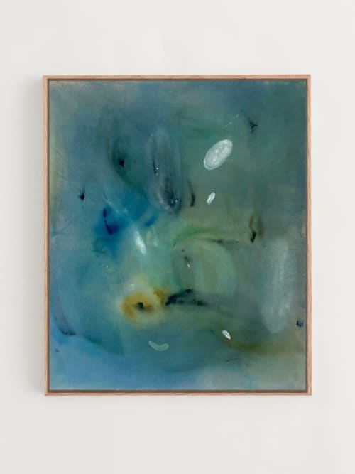 Glowing Faces In The Twilight | Oil And Acrylic Painting in Paintings by Arlina Cai. Item composed of canvas compatible with boho and contemporary style