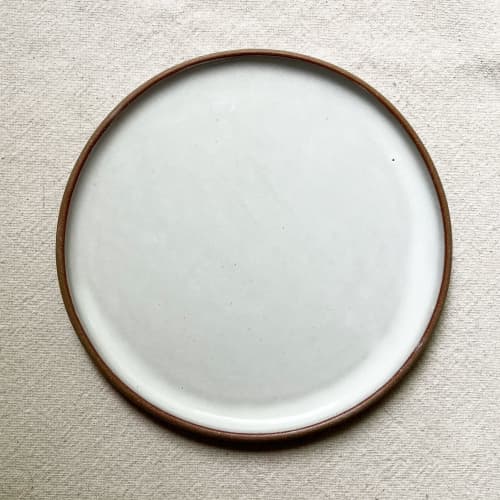 Linen Small Plate | Dinnerware by Keyes Pottery. Item composed of ceramic