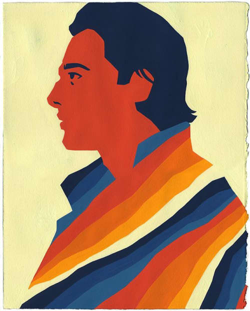 Yeah, No | Oil And Acrylic Painting in Paintings by John Vogl. Item composed of paper and synthetic