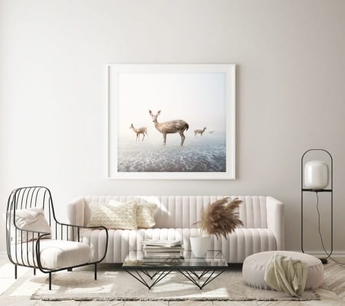 Stay My Deer | Prints by Alice Zilberberg. Item composed of paper