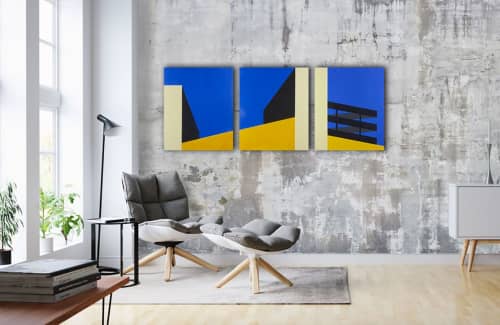 Garage Park | Oil And Acrylic Painting in Paintings by Marco Domeniconi Studio