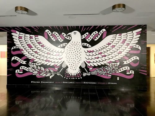 Wall Mural | Murals by Laurène Boglio | The LINE DC in Washington. Item composed of synthetic
