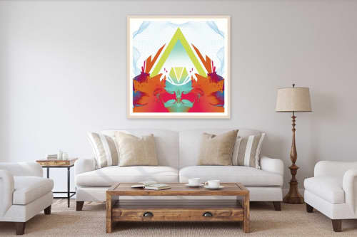 Digital Orchid 3 | Prints by Stephanie Mill. Item composed of paper