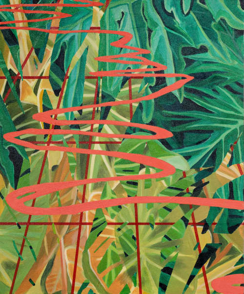 Warm Earth | Oil And Acrylic Painting in Paintings by Anne Blenker. Item made of canvas with synthetic