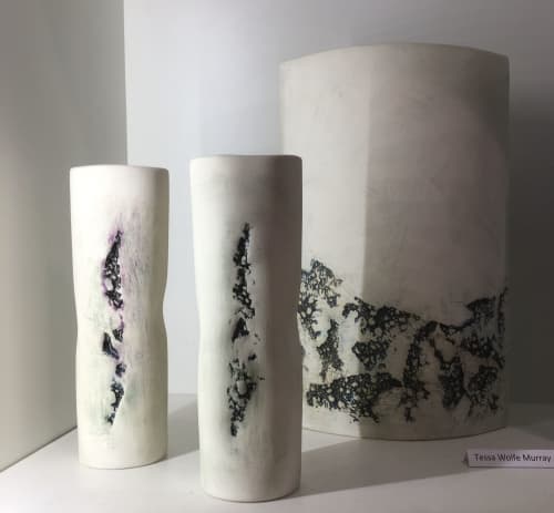 Undercliff vase | Vases & Vessels by Tessa Wolfe Murray | Art in Bloom in Hove. Item made of ceramic