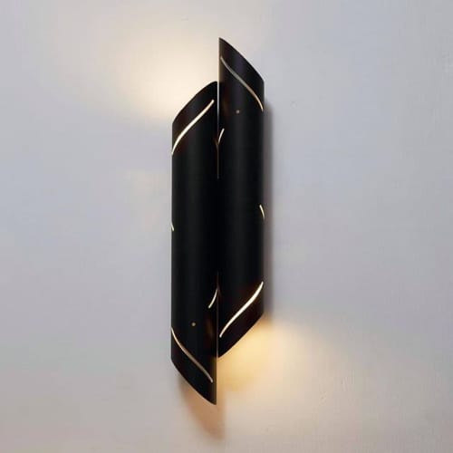 Black Rain - Wall Light | Sconces by ILANEL P/L | ILANEL DESIGN STUDIO in St Kilda. Item composed of aluminum
