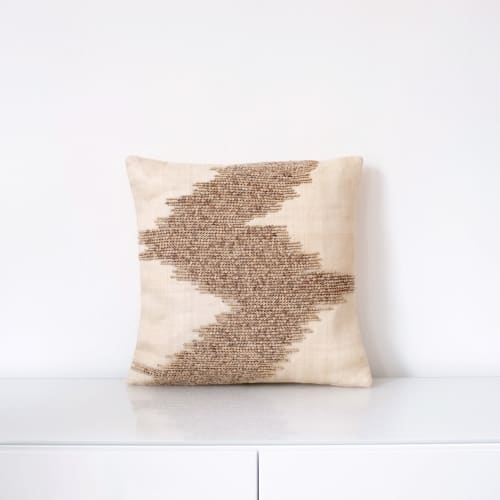 Wave Beaded Cushion Cover | Pillows by Kubo. Item made of fiber