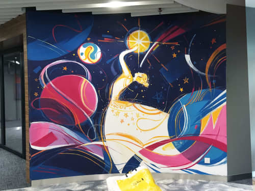 Moonlight Dancer | Murals by SillyJellie | Artwright Technology Sdn Bhd in Kuala Lumpur