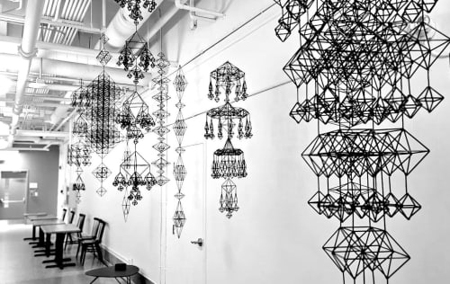 Geometric Brass Sculptures | Sculptures by Paula Hartmann | Youngplace in Toronto. Item made of brass compatible with minimalism and contemporary style