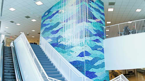 Save Our Oceans | Public Mosaics by Carlos Alves & JC Studios | Port Everglades Terminal 26 in Fort Lauderdale
