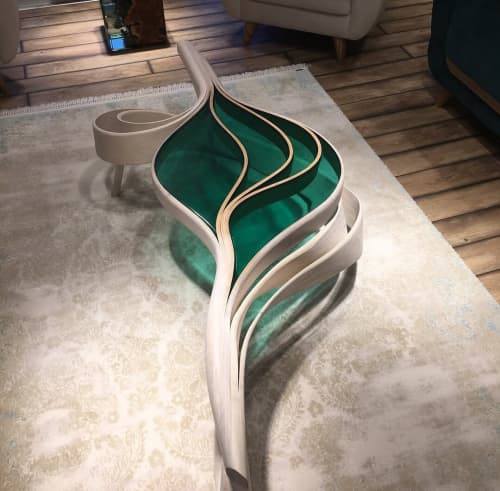 Coffee Table Design - Unique Furniture | Tables by Tinella Wood. Item made of wood with synthetic works with contemporary & mediterranean style